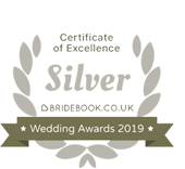 Bridebook 2019 SIlver Award Winner